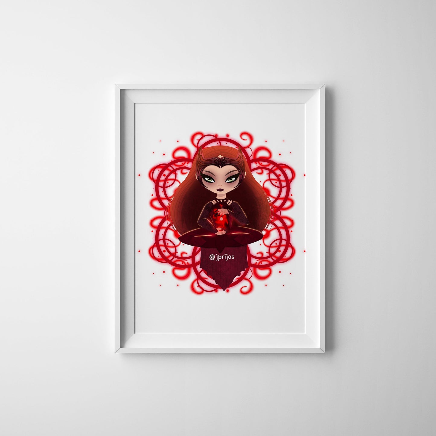 scarlet witch- superhero- Wall art- superhero poster- Super hero wall art- Superhero prints- superhero wall art- superheros wall art- marvel wall art- wandavision- wanda maximoff- wanda vision art- scarlet witch art- doctor strange- doctor strange in the multiverse of madness