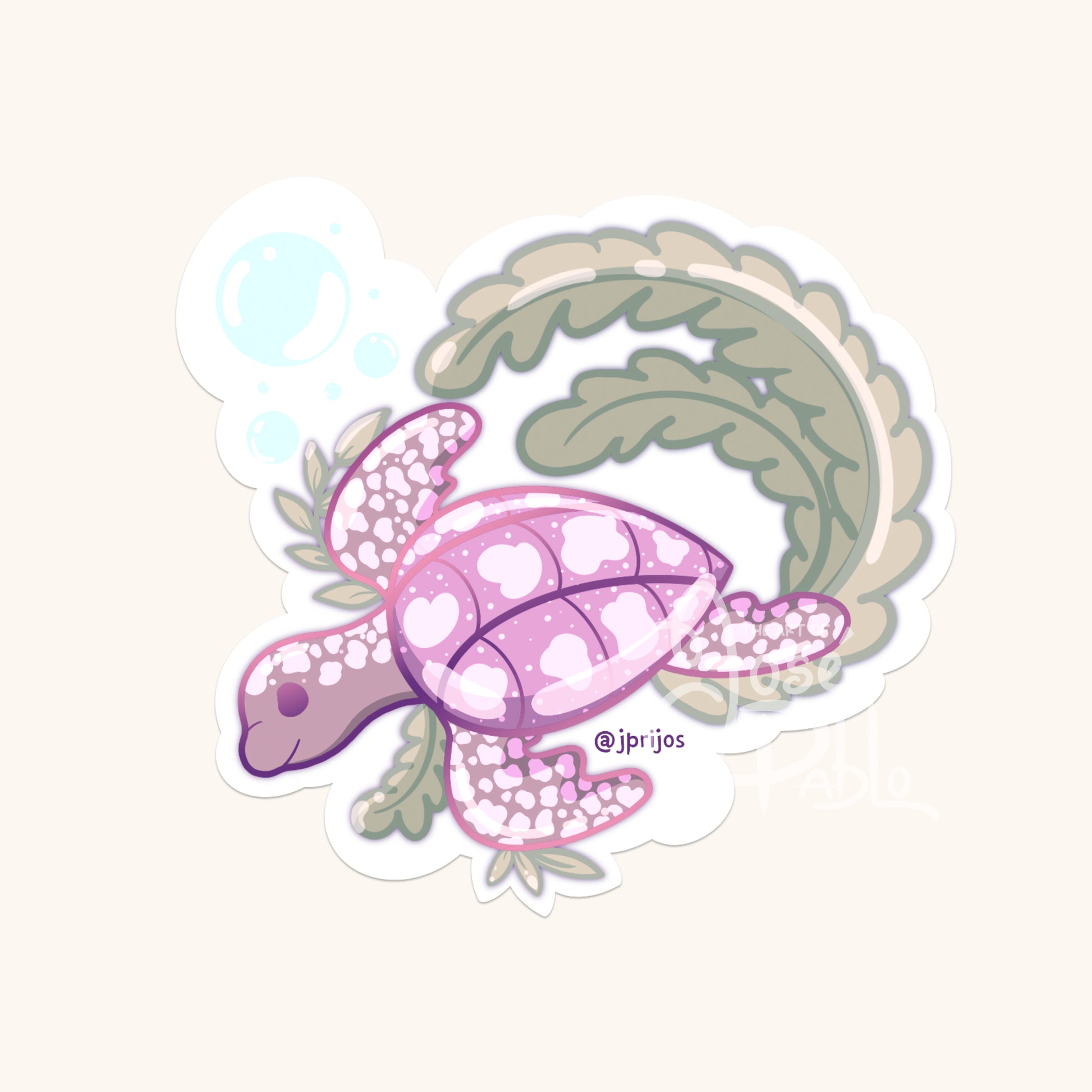 sea turtle sticker