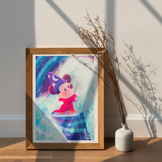 Sorcerer Mickey Mouse- Art Print