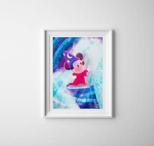 Sorcerer Mickey Mouse- Art Print