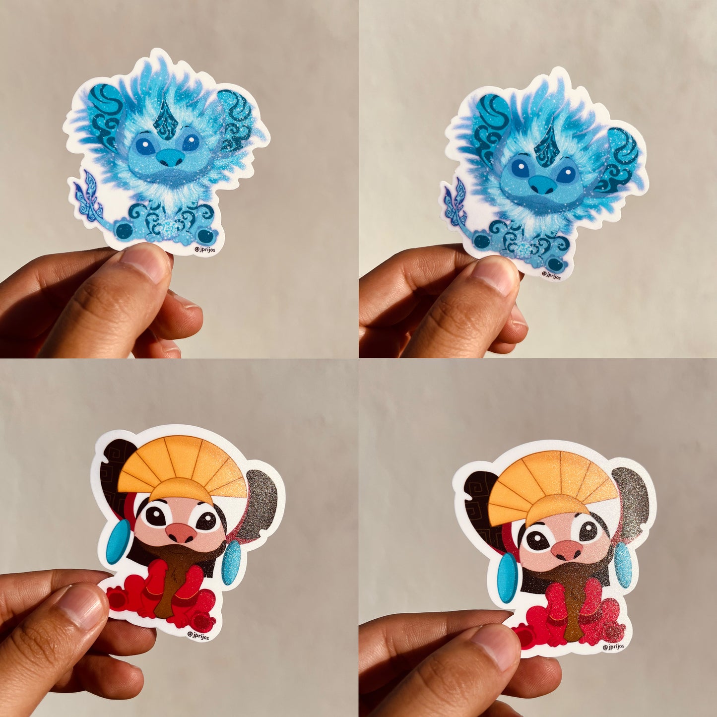 Stitch Crashes Disney vol.4- Waterproof Stickers