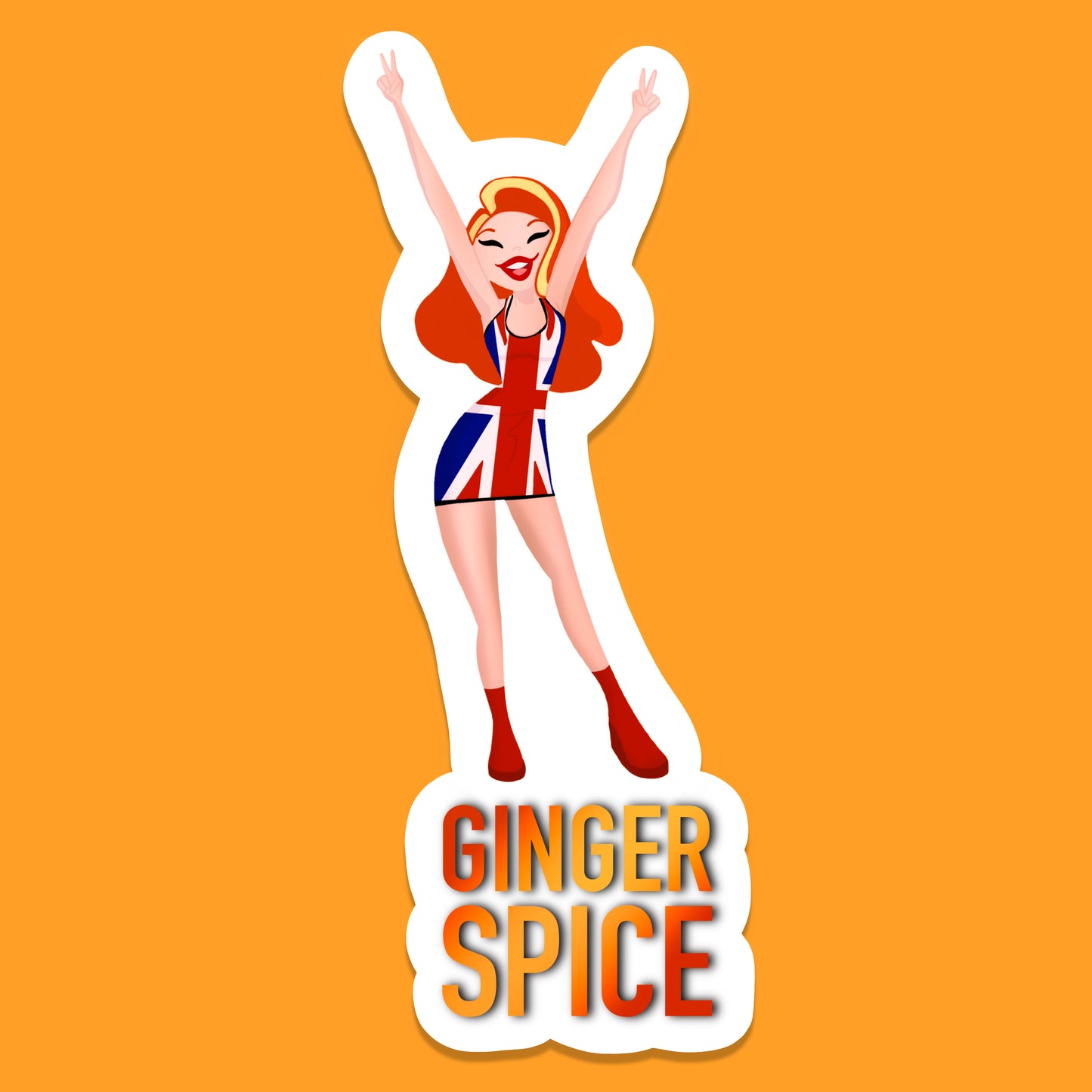 Pegatinas resistentes al agua de Spice Girls vol. 1