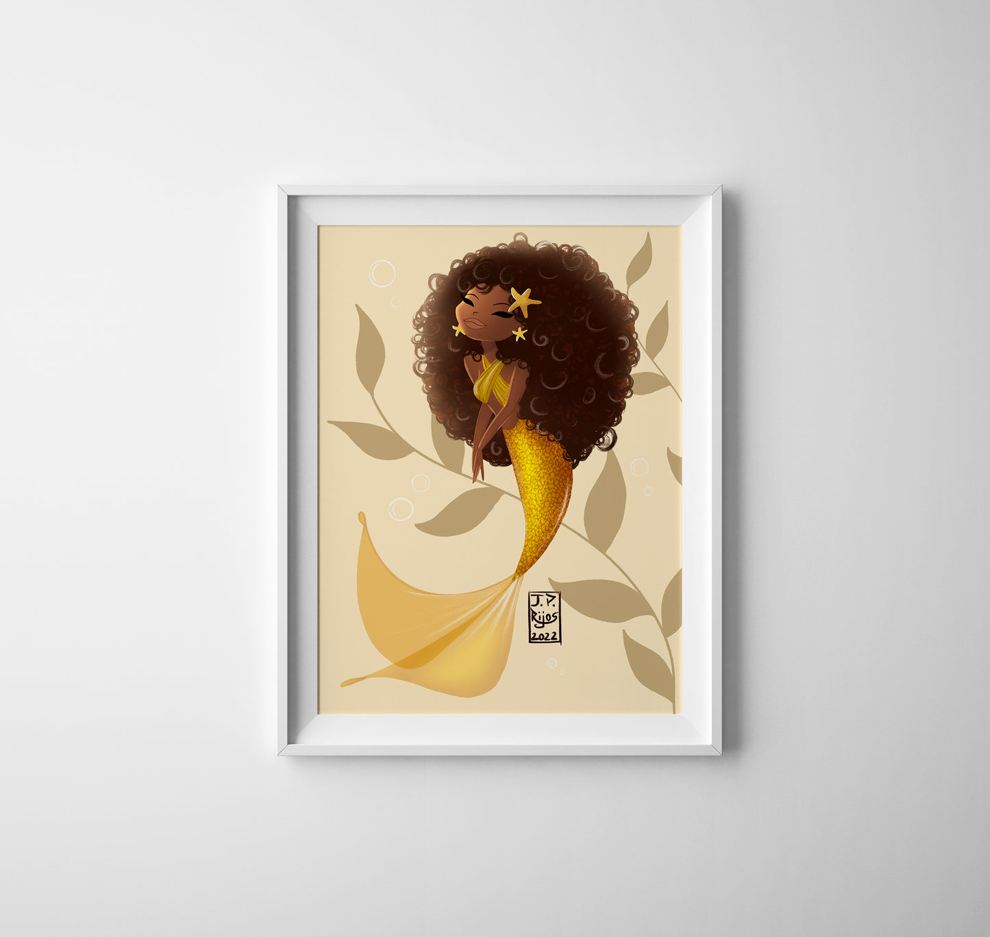 Caribbean Mermaid- Art Print