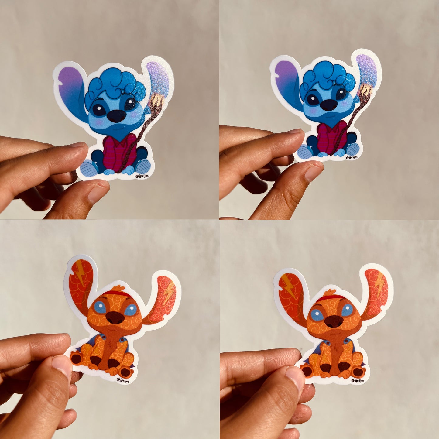 Stitch Crashes Disney vol.4- Waterproof Stickers