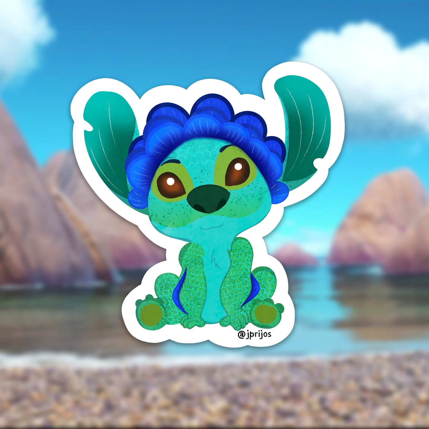 Stitch Crashes Disney vol.2- Waterproof Stickers