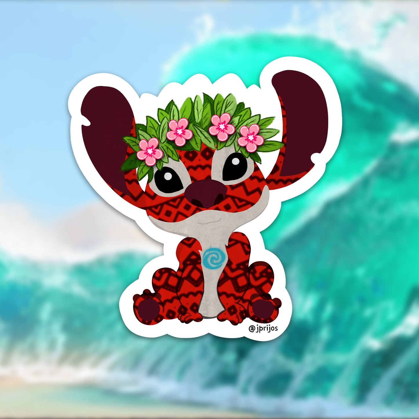 Stitch Crashes Disney vol.2- Waterproof Stickers