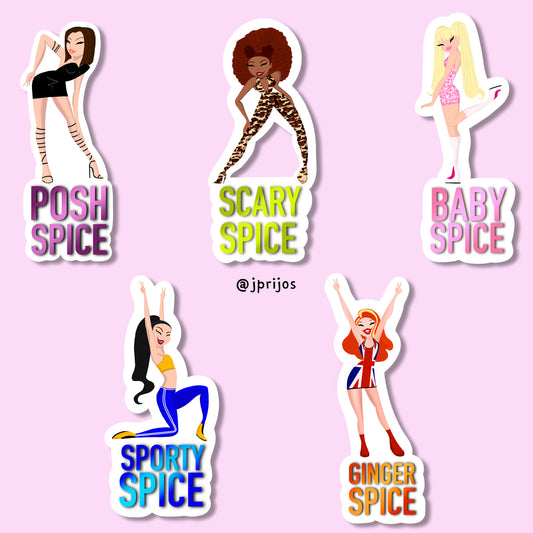 Spice Girls vol.1 - Waterproof Sticker