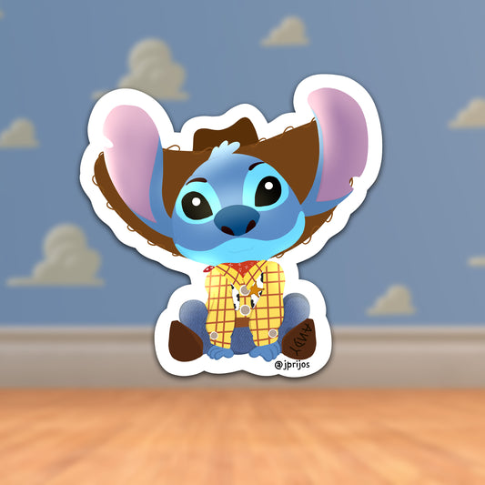 Stitch Crashes Disney vol.3- Waterproof Stickers